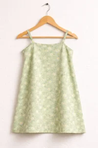Light green kids kurthi from best kurthi shops online in Kerala